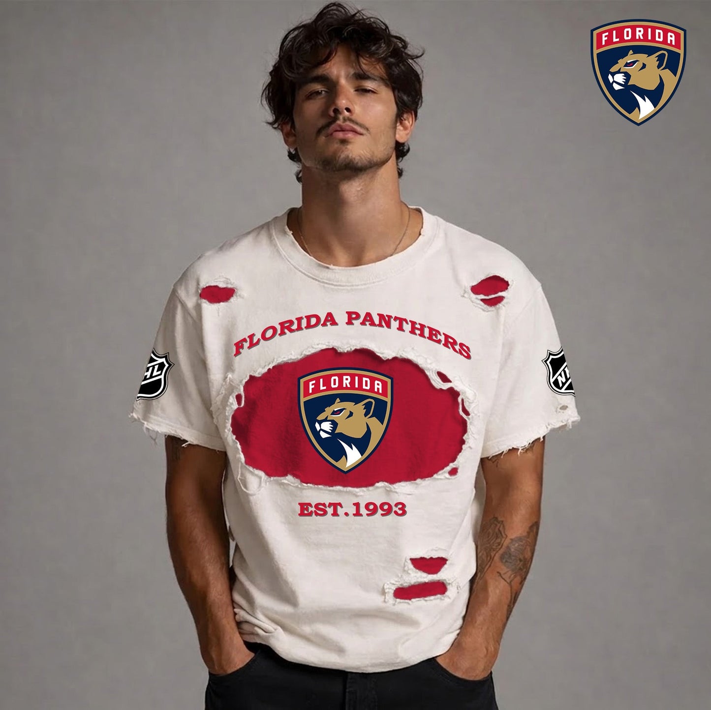 PREMIUM NHL x FP RETRO WASH SHIRT NDT NTN 080426