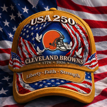 Premium NFL x CLE 250 Years  Anniversary Of Freedom  Cap 220626