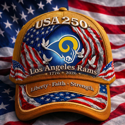 Premium NFL x LAR 250 Years  Anniversary Of Freedom  Cap 220626