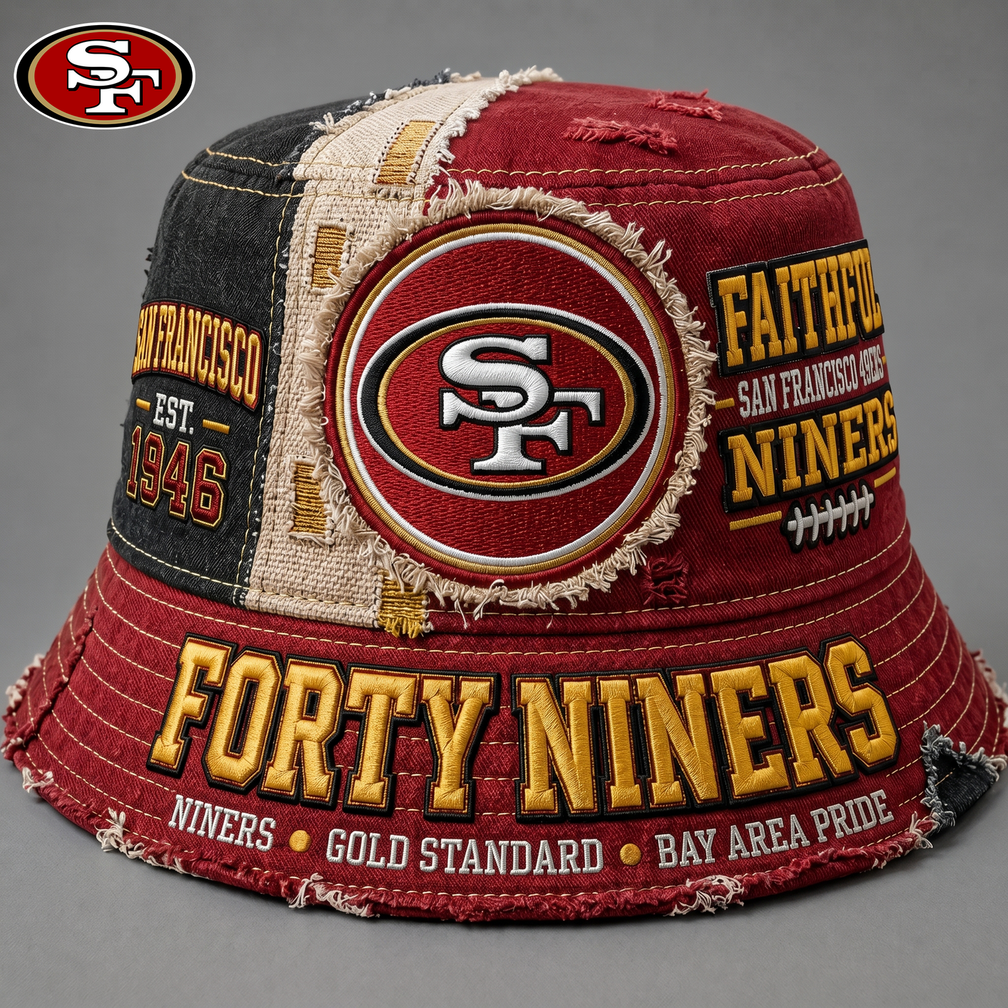 PREMIUM NFL X SF Exclusive Bucket Hat Limited Editions 240626